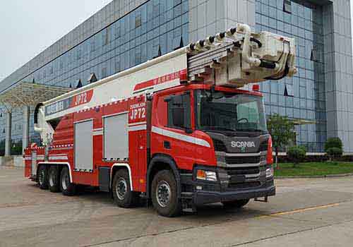 (进口)斯堪尼亚SCANIA五轴举高喷射(高喷)消防车